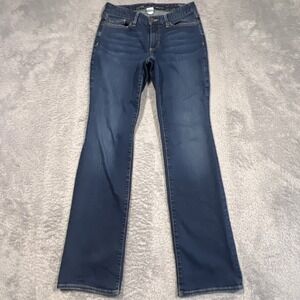 Eddie‎ Bauer Jeans Curvy Boot Cut Brook Wash Western Rodeo Women's 4 28x32